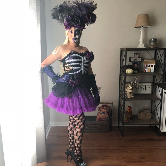Homemade Day of the Dead 💀 costume & accessories - Picture 4 of 8
